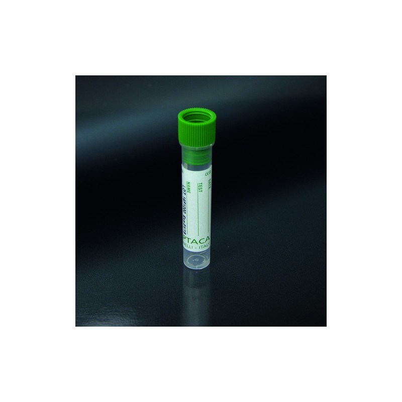 provette con anticoagulante prelievo pediatrico K2 EDTA 12x56 fondo piatto per 1 ml di sangue