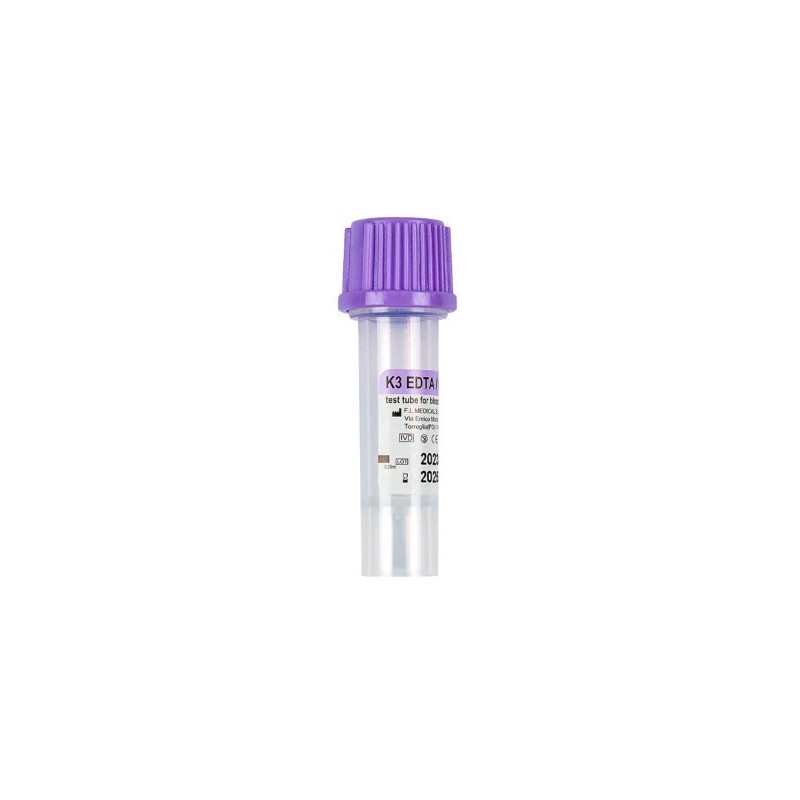 Provetta prelievo pediatrico con Litio Eparina x 0