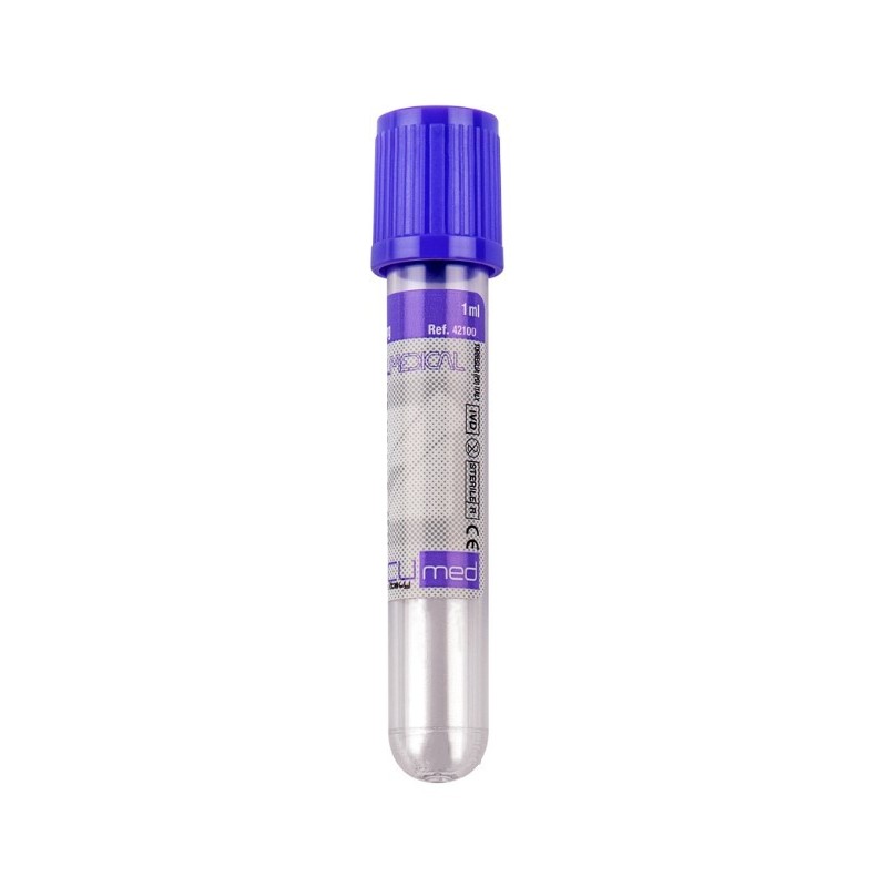 Vacumed Plus 13x75mm con K3 EDTA x 2ml di sangue
