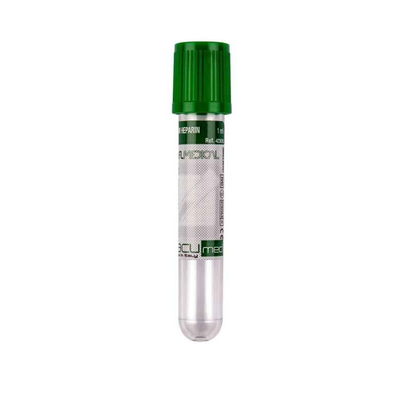 Vacumed Plus 13x75mm con Litio Eparina x 4ml di sangue