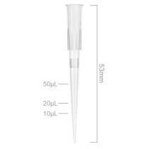 Puntali con filtro 50ul Low-retention, Actares, sterile, DNase & RNase Pyrogen FREE