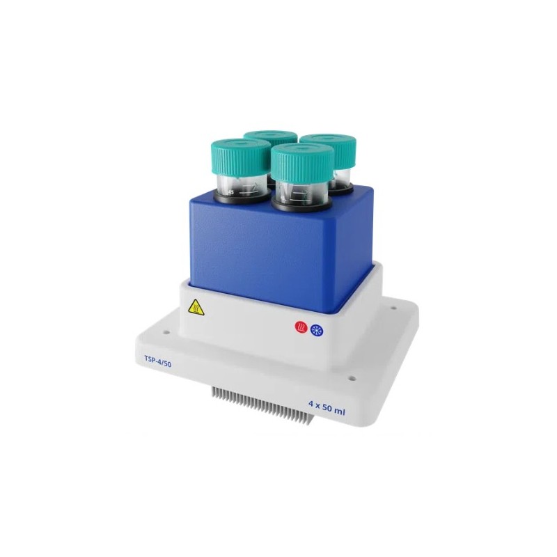 Blocco TSP-4/50, per 4 provette coniche da 50 ml