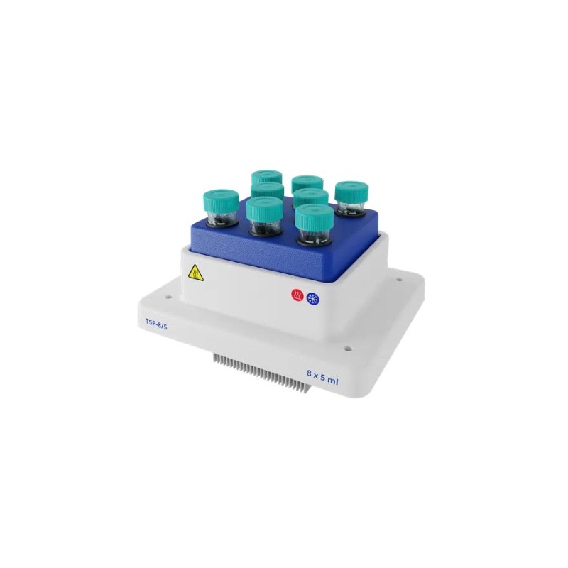 Blocco TSP-8/15, per 8 provette coniche da 15 ml
