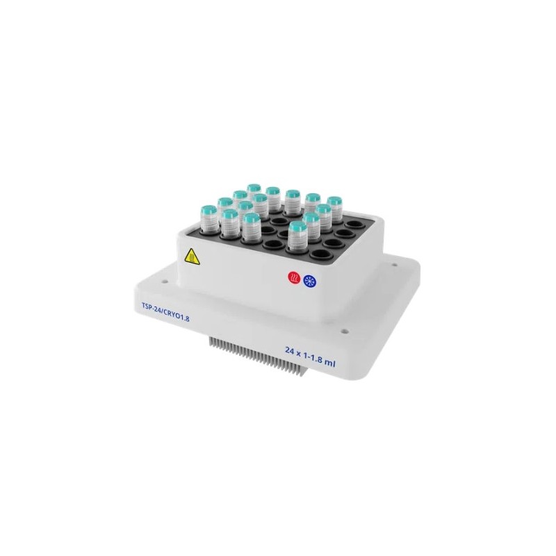 Blocco TSP-24/CRYO1.8, per 24 criotubi da 1–1,8 ml
