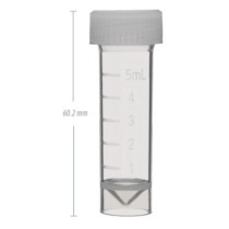 Provette 5ml freestanding Metal Free