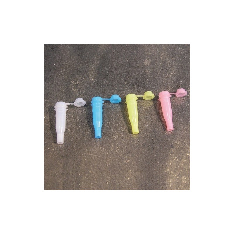 Microtubes, graduated 2.0, a neutral colour in bags of 500 pieces