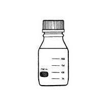 Bottiglie vetro borosilicato 3.3 con tappo a vite GL 45