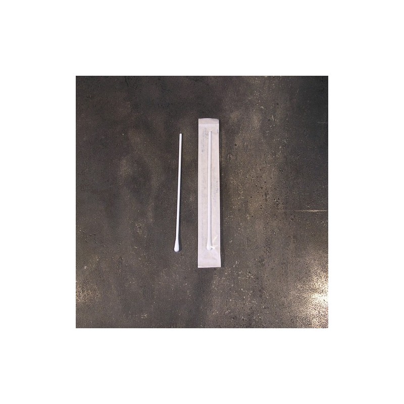 Swab tip cotton - rod in plastic sterile