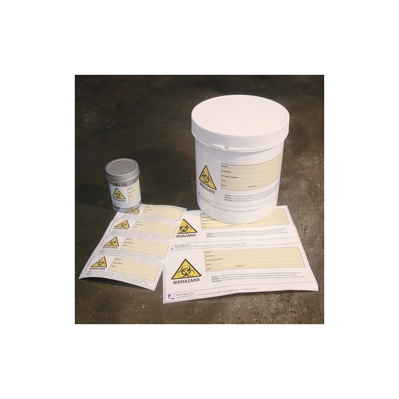 Security self-adhesive Biohazard