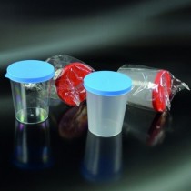 conteneurs pour l'urine stérile EC 130 ml PP de pression de pac - pack unique