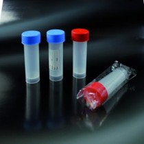 contenitori per campioni biologici non sterili CE da 25 ml 25x90 in PP tappo a vite