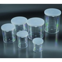 récipients transparents pour les BIOPSIES, avec la pression du cap EC Ø 39x52 mm 50 ml