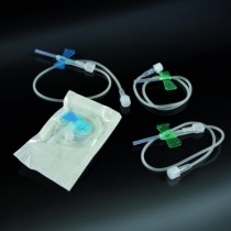 microperfusori (mariposa) de la aguja 21G - Ø 0 80x19 mm, de color verde - estéril - pack. Solo