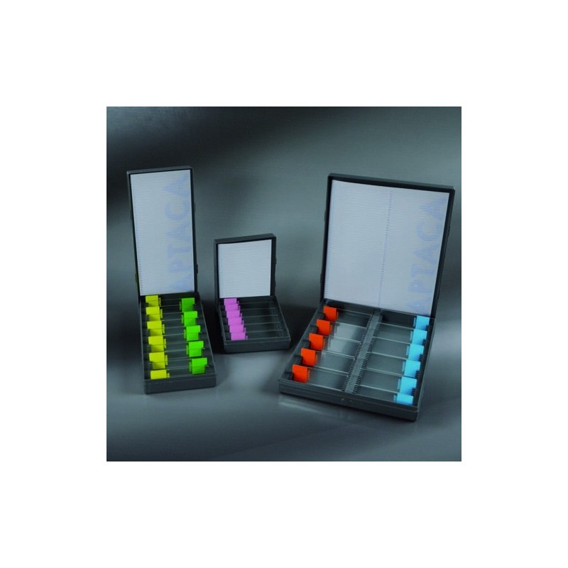 boîtes de diapositives rack de 50 places