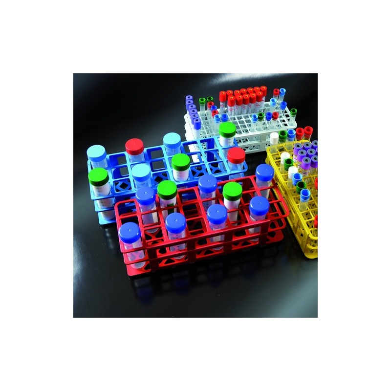 tube rack, universal 24 places for tubes diam. 30 mm tube rack, universal 24 places for tubes diam. 30 mm