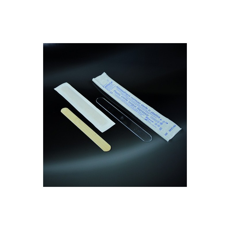 tongue blade, wood-sterile