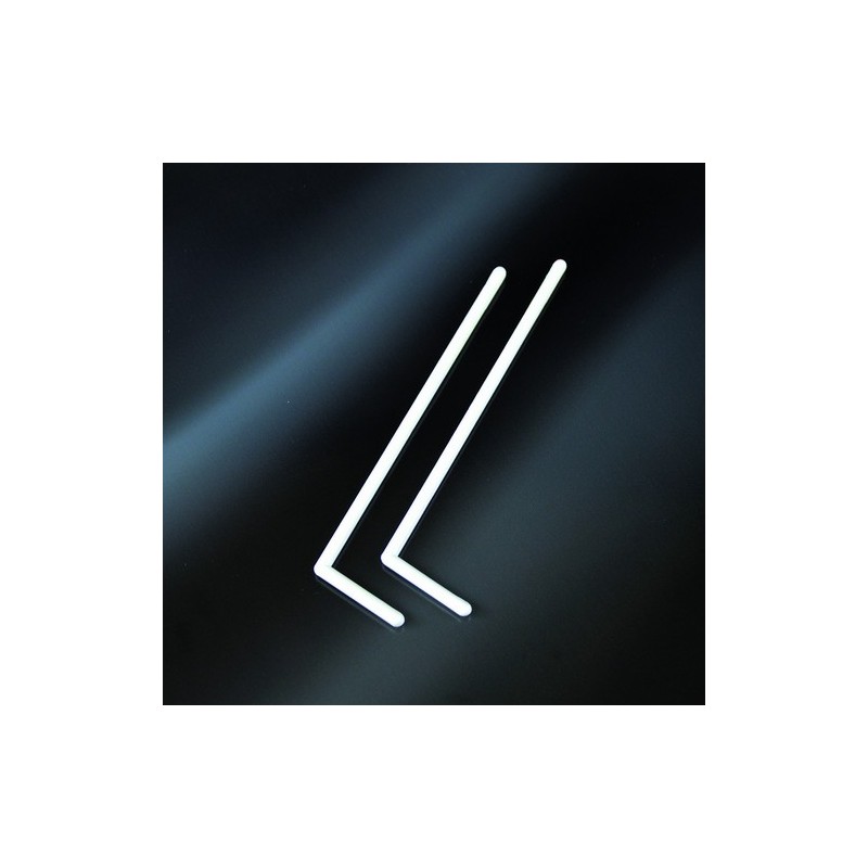 les spatules de L stérile PP couleur blanc emballage unique