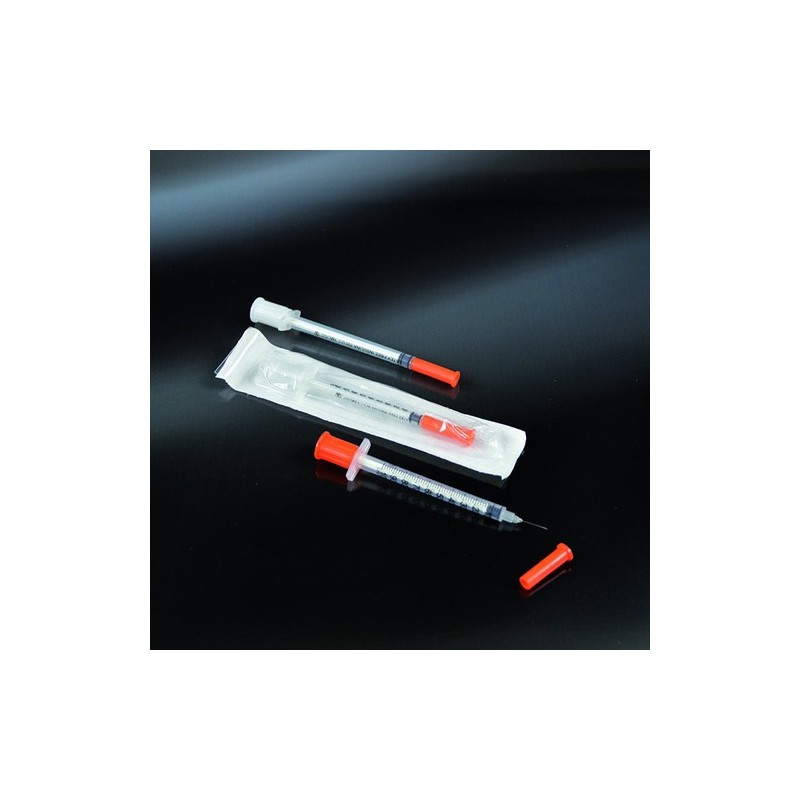 syringes for insulin space "null" EC 1 ml needle-29G - 0 33x12, 7 mm - sterile