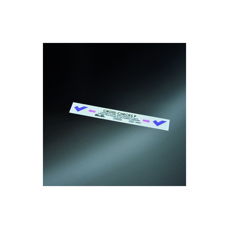 indicateur chimique pour les cycles de stérilisation au Peroxyde d'hydrogène/Gaz plasma