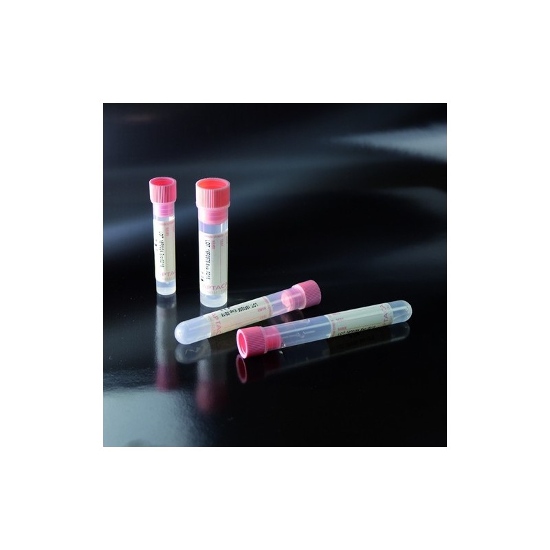 test tubes with Sodium Citrate 0.4 ml cap pink for VES - 13x75