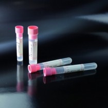 test tubes with Sodium Citrate 0.5 ml cap pink for VES - 12x56 flat bottom