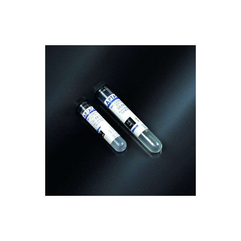 test tubes with Sodium Citrate 0.25 ml 12x56 cap black rubber forabilexVES for 1 ml of blood