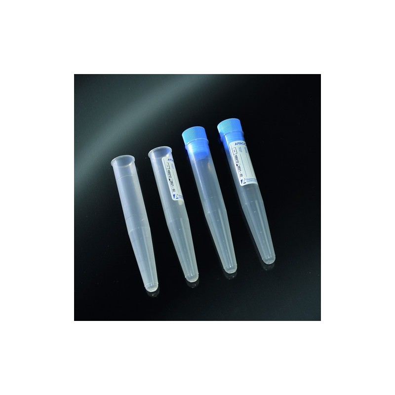 test tubes conical 10 ml PP 16x100 graduate with a label