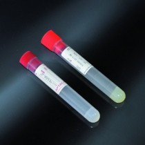 tubes avec gel séparateur+ accélérateur 16x100 PP marqués pour 10 ml de sang bouchon