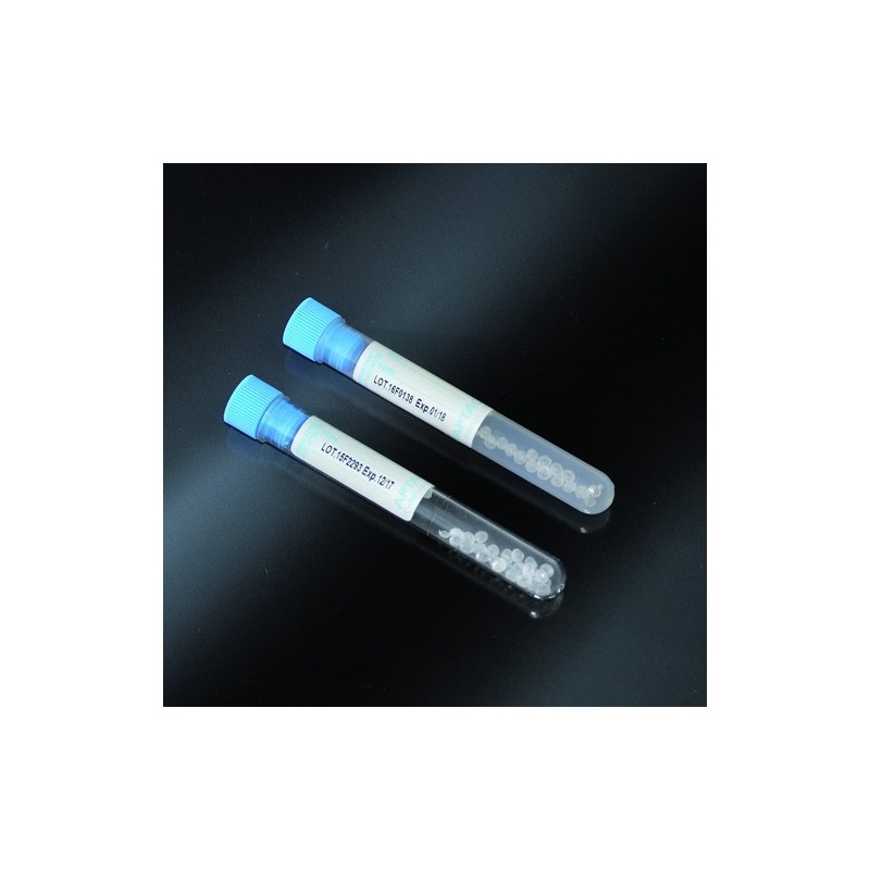 röhrchen mit granulat separatoren+ beschleuniger 12x86 in PMMA für 5 ml blut