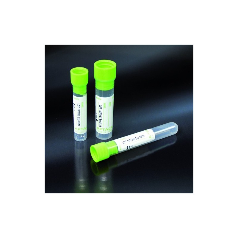 tubes with K2 EDTA 16x60 flat bottom to 2 to 5 ml of blood