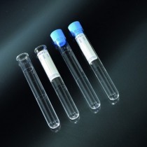 prueba de tubos cilíndricos en PMMA 12x86 - 5 ml-etiqueta
