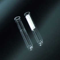 prueba de tubos cilíndricos en PMMA 13x75 - 5 ml-etiqueta