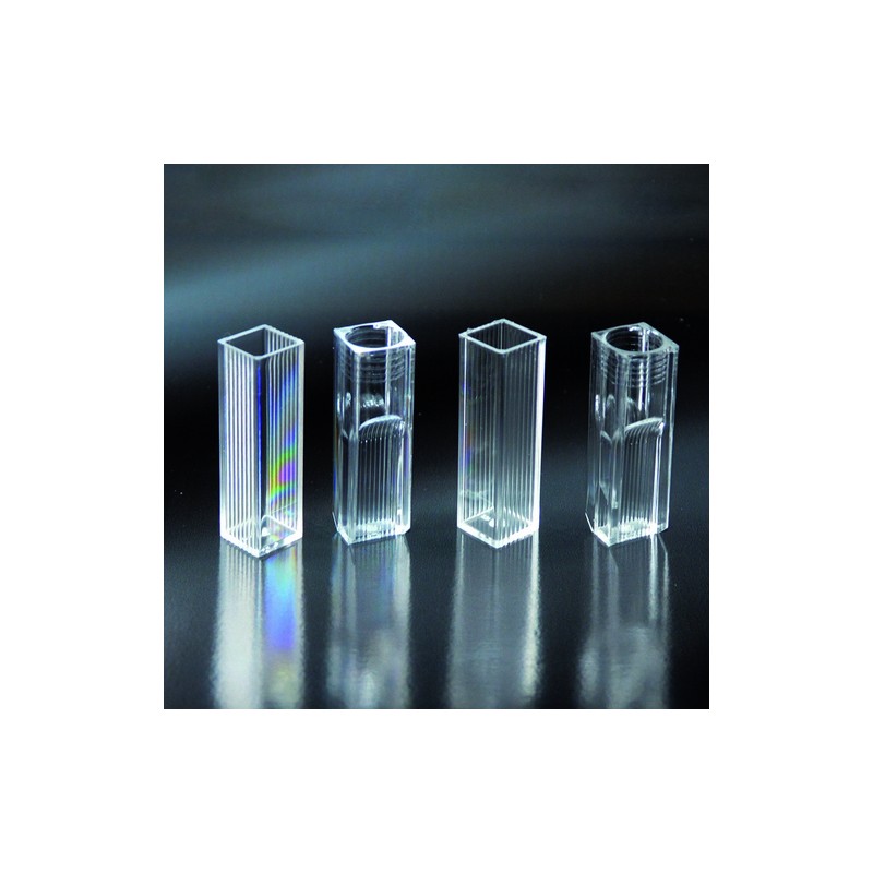 Cuvette jetables de 0,5-2,0 ml en PS de 340 à 800nm