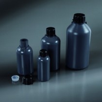 ronda de botellas de cuello estrecho, de color gris oscuro, 500 ml