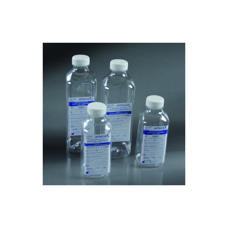 bouteilles de 500 ml PET d'échantillonnage de l'eau stérile avec le Thiosulfate de Sodium