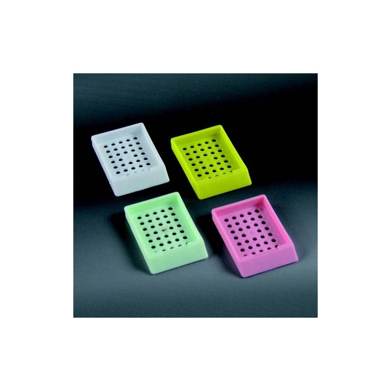 cassette embedding without lid CE with 34 round holes Ø2 mm