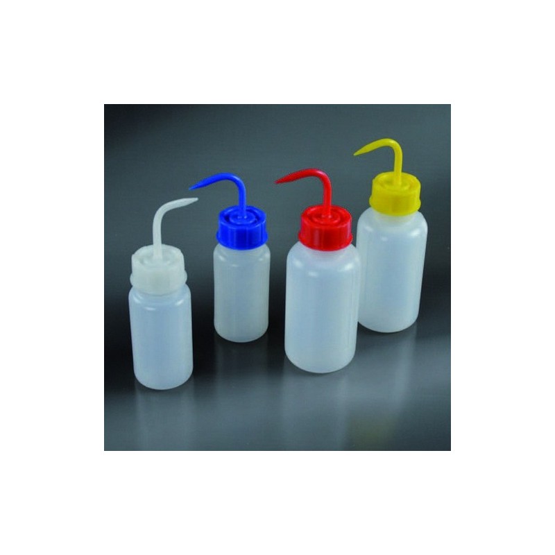 spruzzette tamaño de boca ancha de 250 ml con tapa de color azul