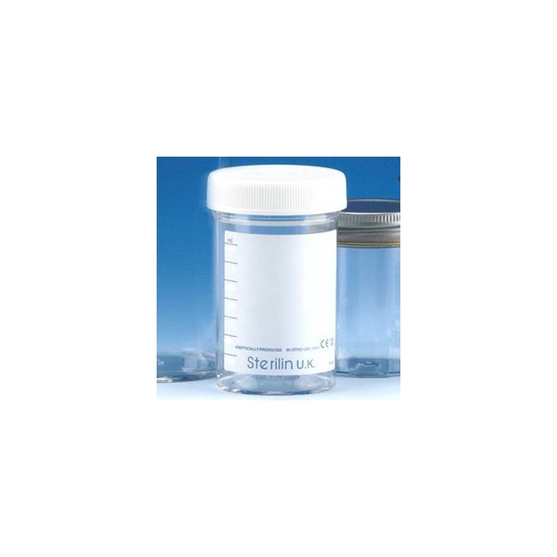 Contenitore universale 60ml PS con etichetta (vuota) e tappo a vite