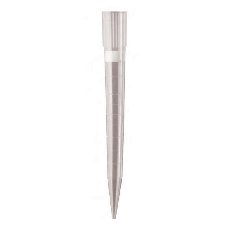 Puntali per Eppendorf 1000 - 5000ul con filtro graduati su rack sterile
