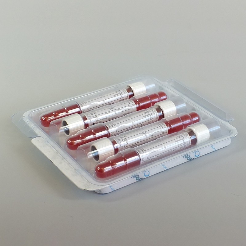 Contenitore SpeciSafe per 5 provette sangue / 5 cryovial