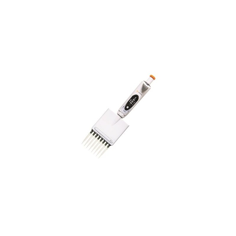 Micropipetta mLine meccanica variabile 8 canali 30-300 ul