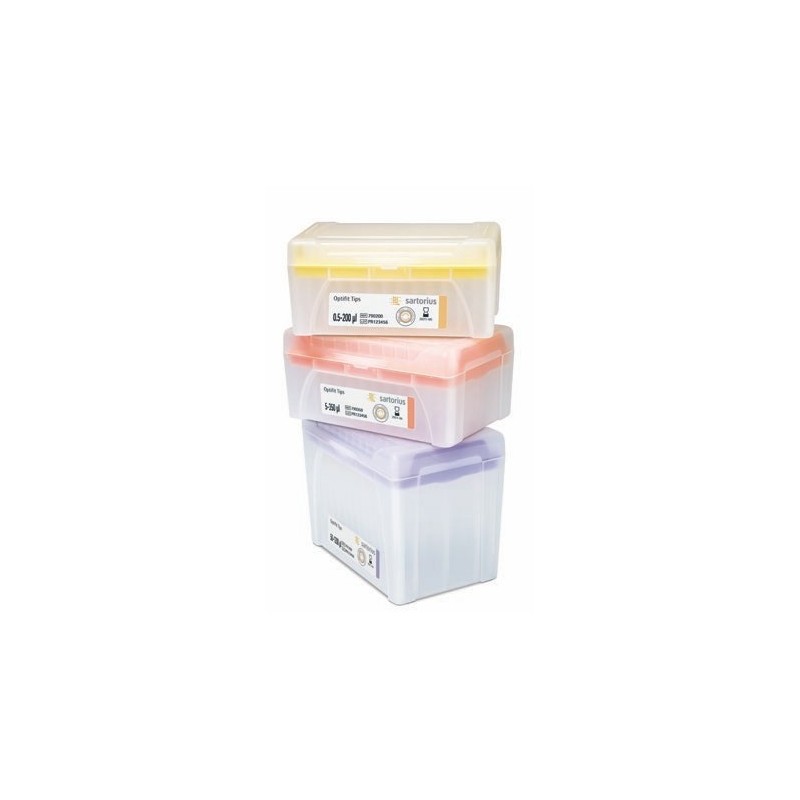 Puntali Optifit 10-1000 ul Wide Bore Non-Sterile su Rack 10x96