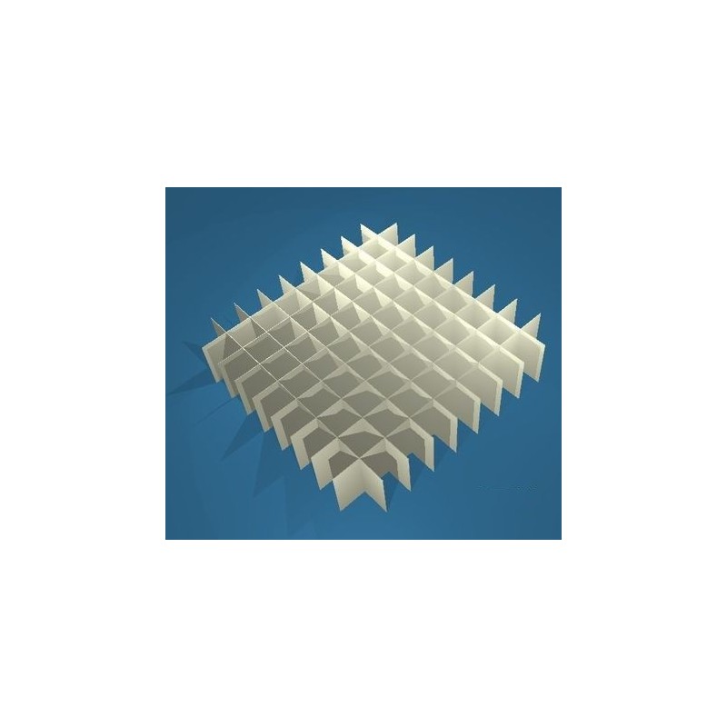 Griglia 9x9 per box in cartone 136x136&#44 per microtubi e vial fino 1.0 / 1.5 / 2ml