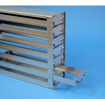 Rack a cassetti acciaio 7 cassetti x 2 box microt/vial 2ml&#45Dim 140x283x403 (LxPxH)
