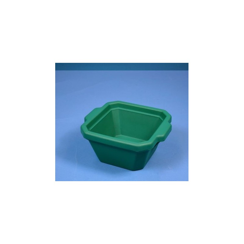 Contenitore ghiaccio PVC da 1 litro. Temp. &#45196&#176C a &#4393&#176C. Senza coperchio. Dim. 215x188x118mm. Verde