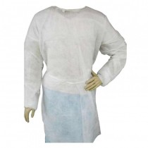 Camici visitatore con polsini elastici.