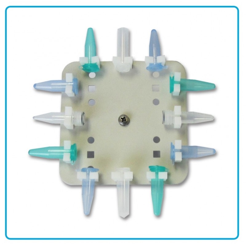 Clamp-Rack magnetica MAGic Clamp per rack di microtubi 12x1.5/2.0ml orizzontale