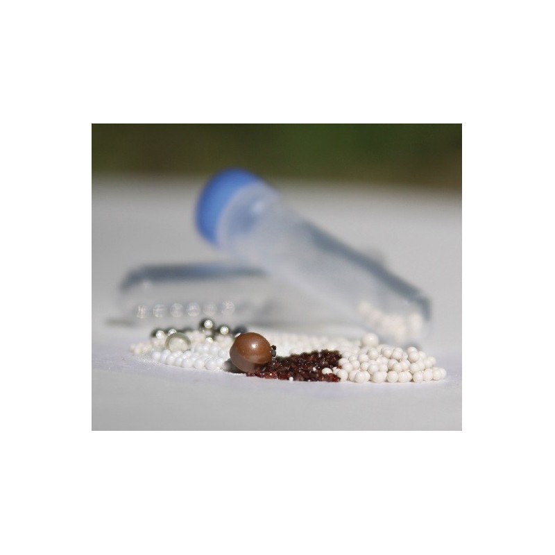 Biglie in silica (vetro) da 1.0mm. Bulk da 200g