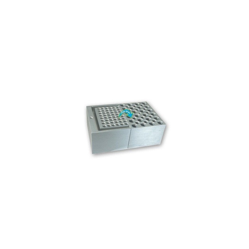 Blocco Quick-Flip 24x1.5-2.0ml / 14x0.5ml / 6x strip PCR / 48x0.2ml / 1x piastra PCR
