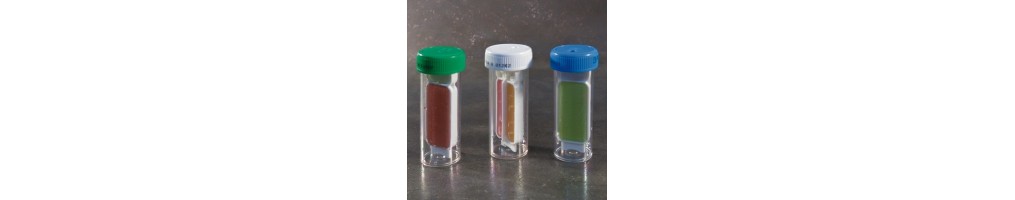 Les diapositives pour le nombre de bactéries de l'urine